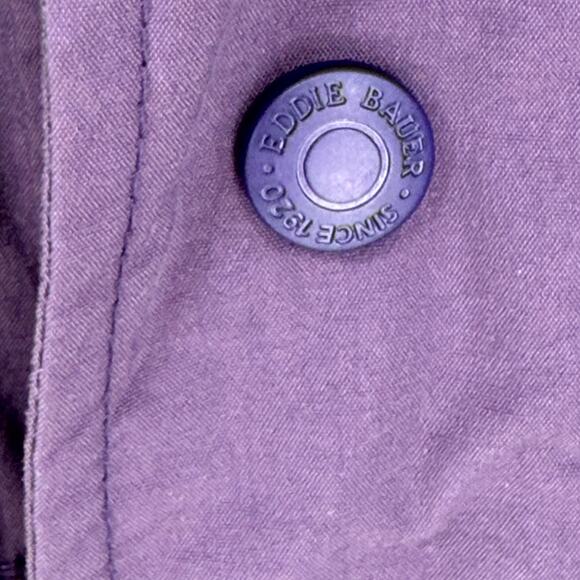 Vtg 90s Eddie Bauer Hooded Nylon Windbreaker Rain Jacket Mens Small - Picture 9 of 16